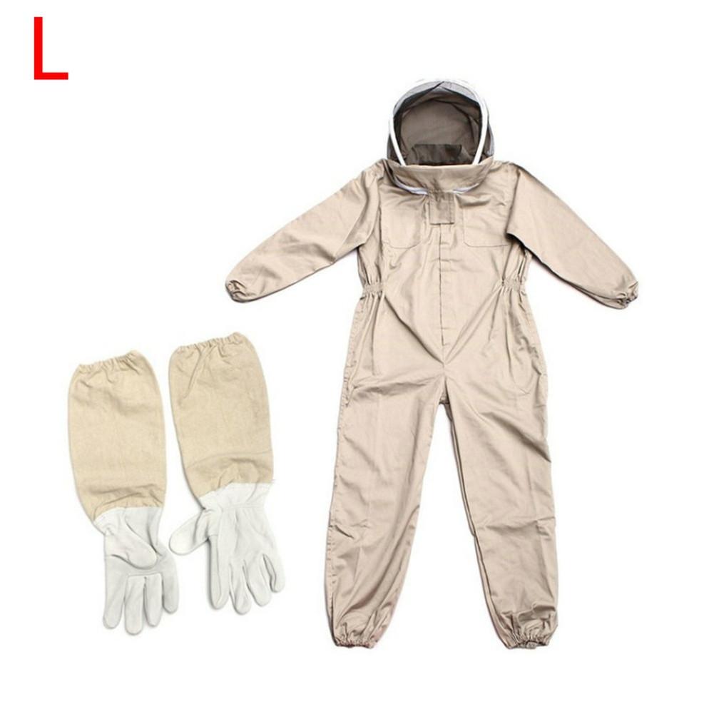 Cotton Full Body Beekeeping Clothing Veil Hood Hat Clothes Jacket Protective Beekeeping Suit Beekeepers Bee Suit Safety Clothing