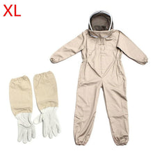 Load image into Gallery viewer, Cotton Full Body Beekeeping Clothing Veil Hood Hat Clothes Jacket Protective Beekeeping Suit Beekeepers Bee Suit Safety Clothing
