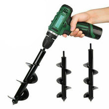 Load image into Gallery viewer, Garden Auger Spiral Drill Bit Tool  Flower Planter Bulb Shaft Drill Auger Yard Gardening Bedding Planting Hole Digger Tool
