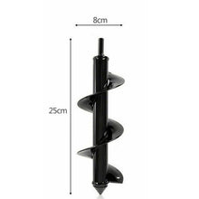 Load image into Gallery viewer, Garden Auger Spiral Drill Bit Tool  Flower Planter Bulb Shaft Drill Auger Yard Gardening Bedding Planting Hole Digger Tool
