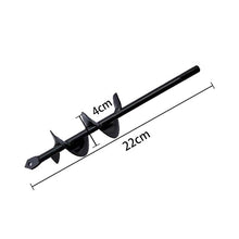 Load image into Gallery viewer, Garden Auger Spiral Drill Bit Tool  Flower Planter Bulb Shaft Drill Auger Yard Gardening Bedding Planting Hole Digger Tool
